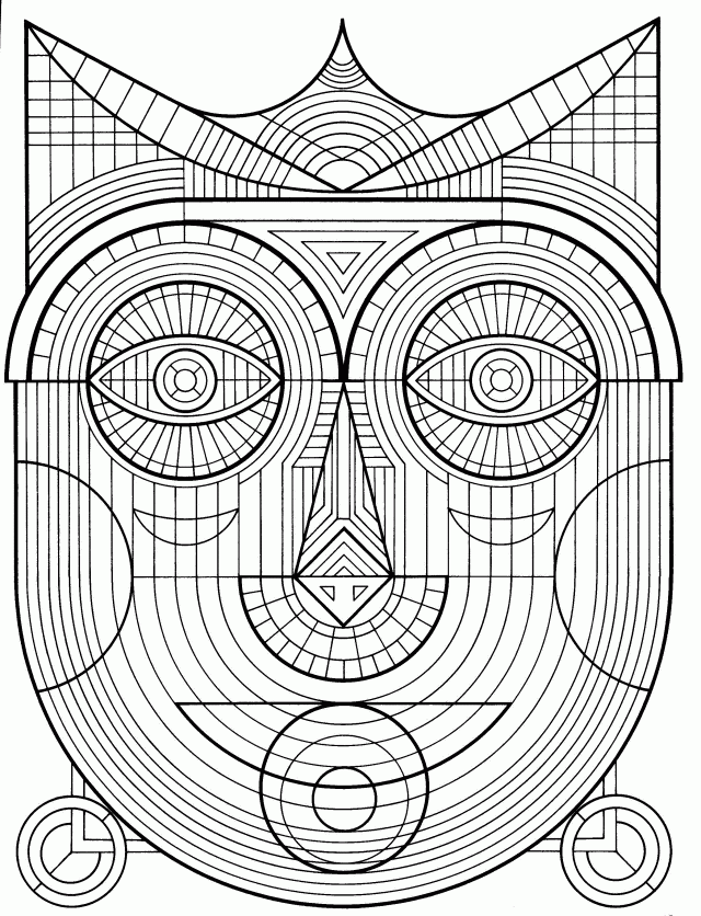 Coloring Pages Geometric Designs Coloring Book Activities For Kids