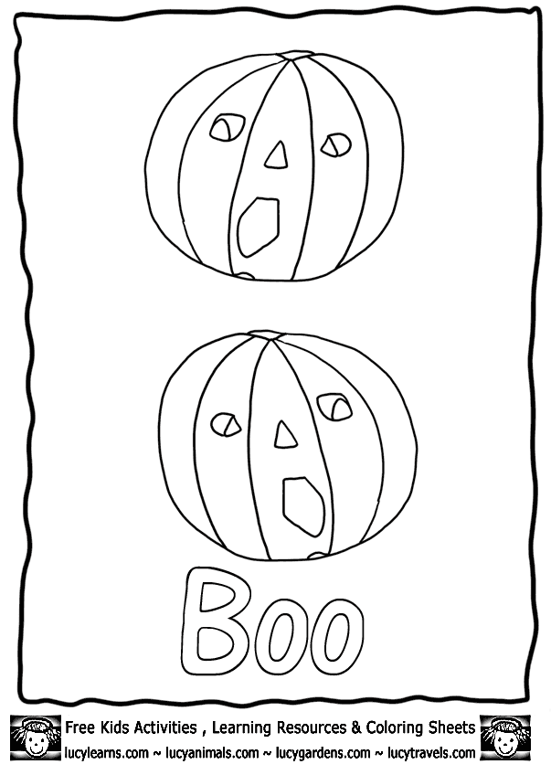 Pumpkin Coloring Pages for Kids,Lucy