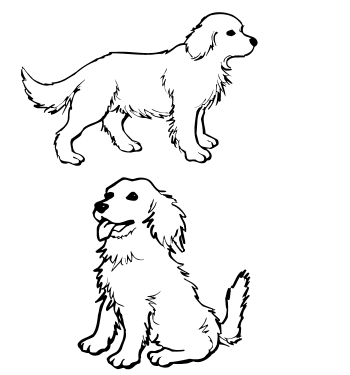 Coloring Pages Dogs - Free Printable Coloring Pages | Free