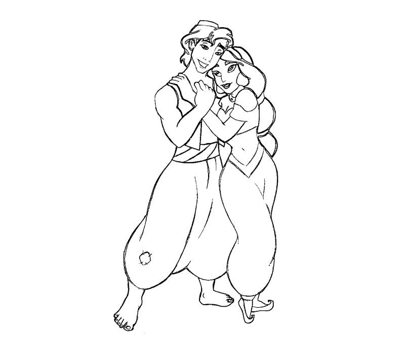 Aladdin Jasmine Coloring Pages « Printable Coloring Pages