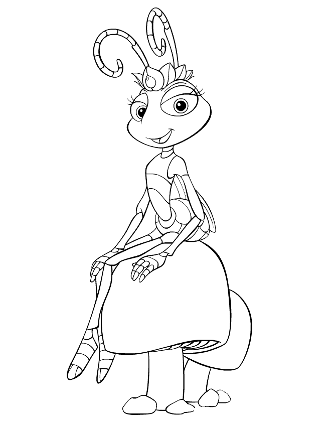 Coloring Pages Of A Bugs Life 173 | Free Printable Coloring Pages
