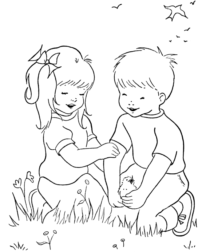 Coloring Pages Of Children 676 | Free Printable Coloring Pages