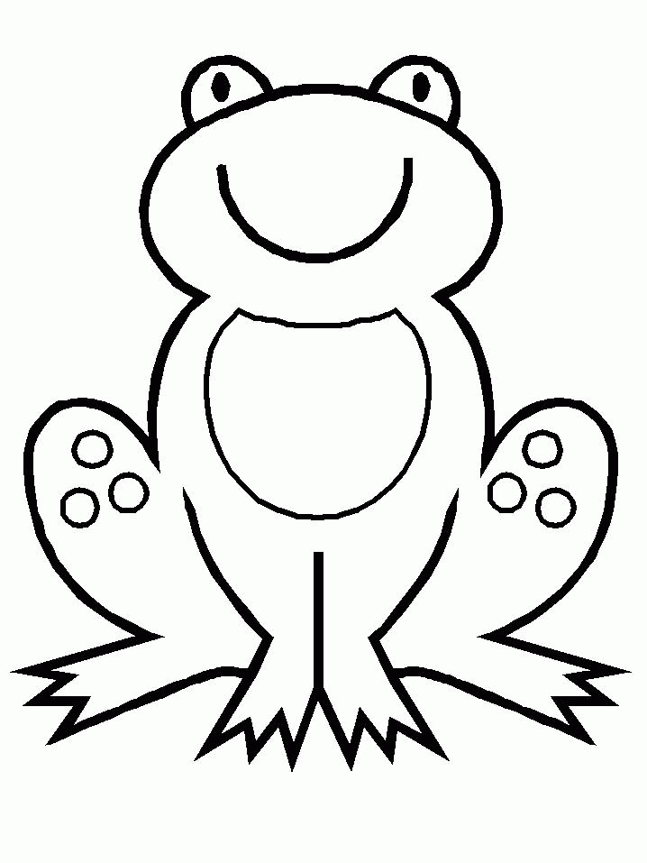 Realistic Frog Coloring Pages | Clipart Panda - Free Clipart Images