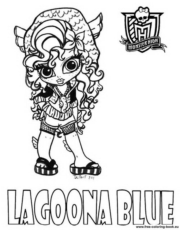Coloring pages Monster High - Page 1 - Printable Coloring Pages Online