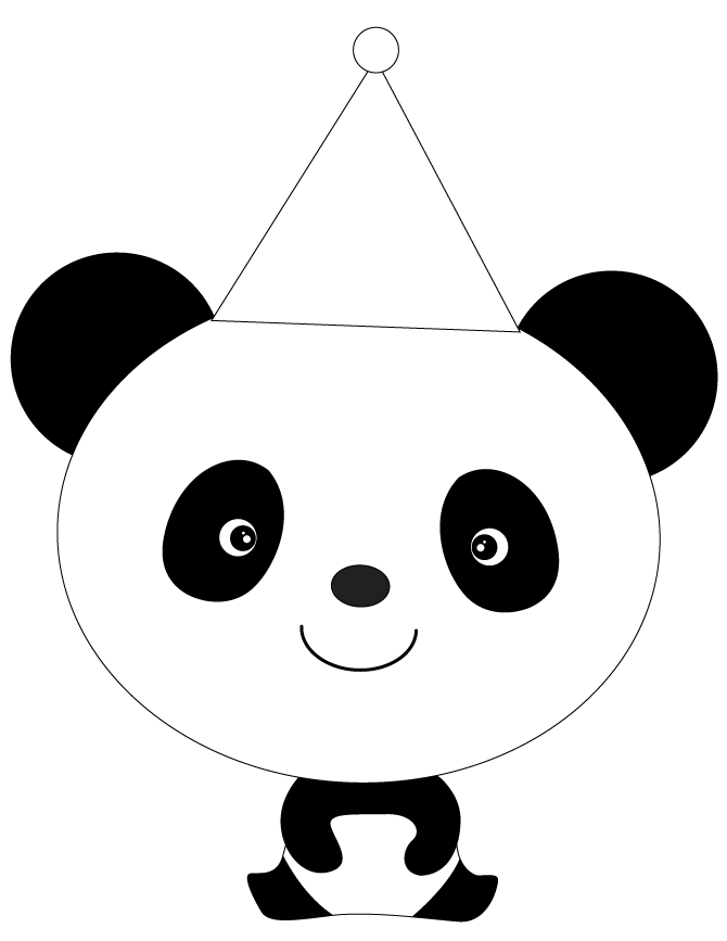 Cute Panda Bear Coloring Page | Free Printable Coloring Pages