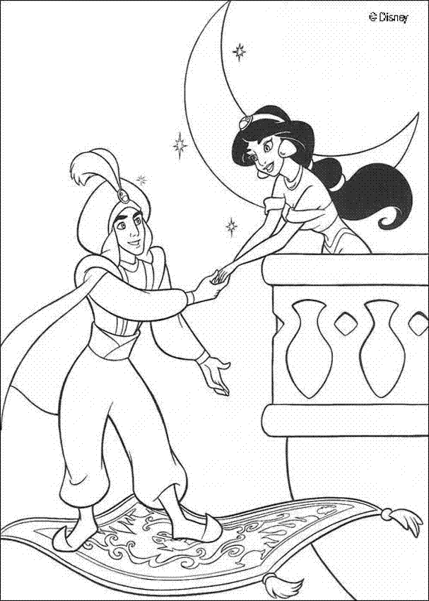 Aladdin Characters Coloring Pages | Printable Coloring Pages