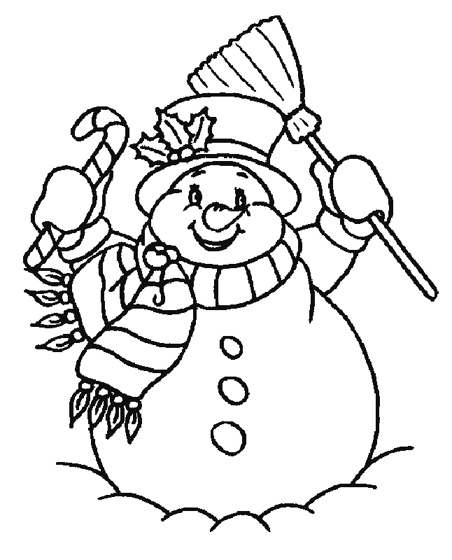 Snowman Coloring Pages 22 | Free Printable Coloring Pages