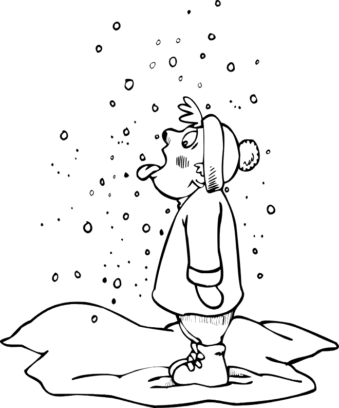 Free Winter Coloring Pages For Kids - Free Printable Coloring