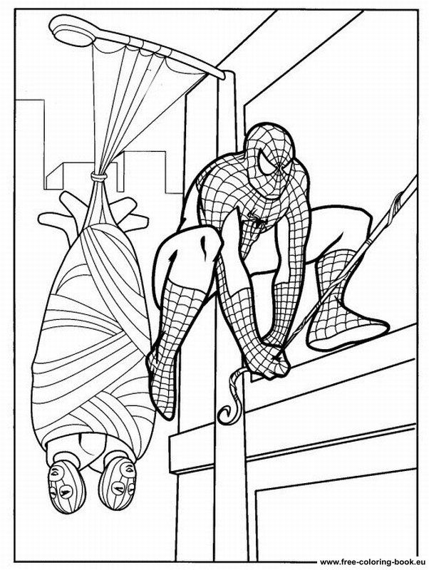 Black Spiderman 3 Coloring Pages | Alfa Coloring PagesAlfa