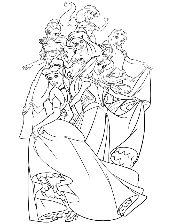 Search Results » Disney Princess Colouring Pages Free