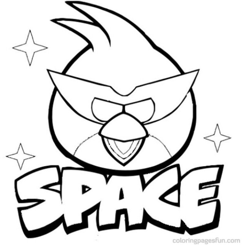 Angry Birds Space Coloring Pages 7 | Free Printable Coloring Pages