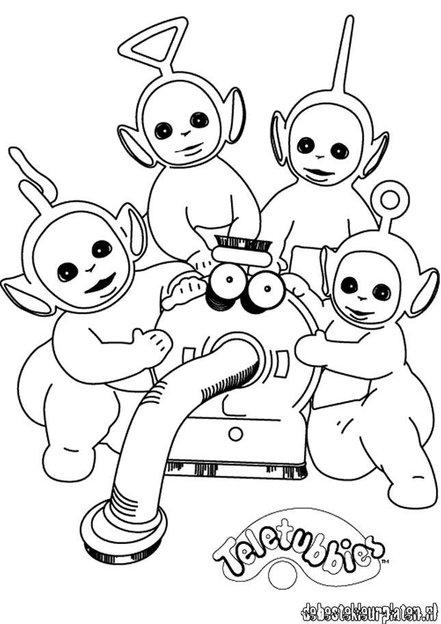 st teletubbies Colouring Pages