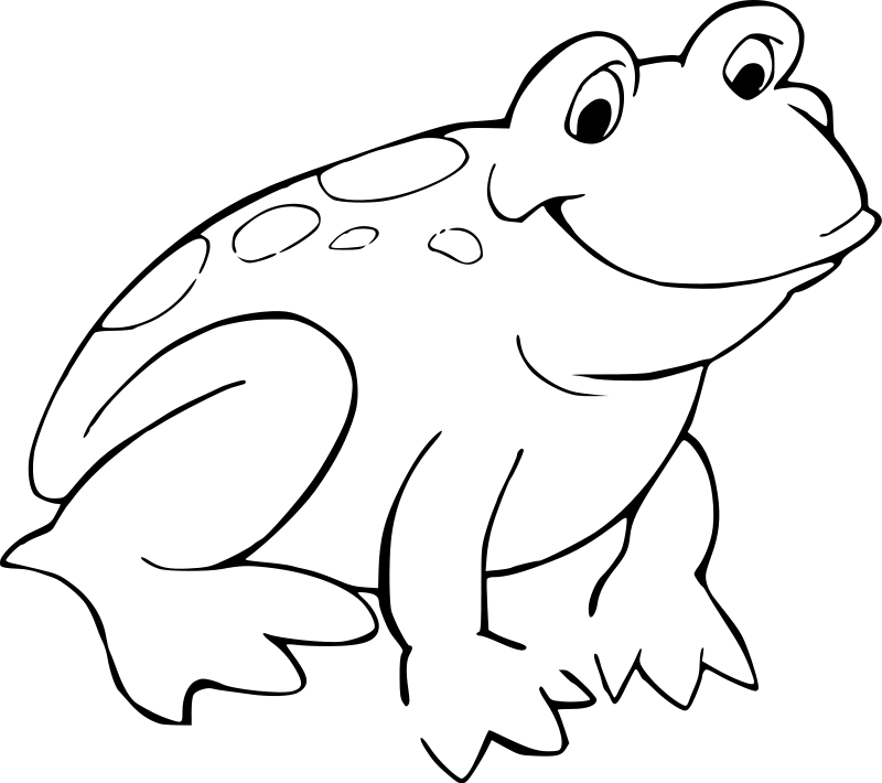 BEST FREIND FROG PAGE Colouring Pages