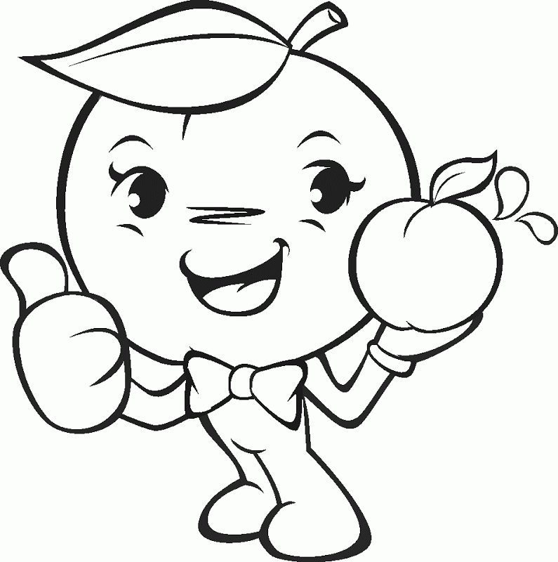 Veggies Coloring Pages Kids
