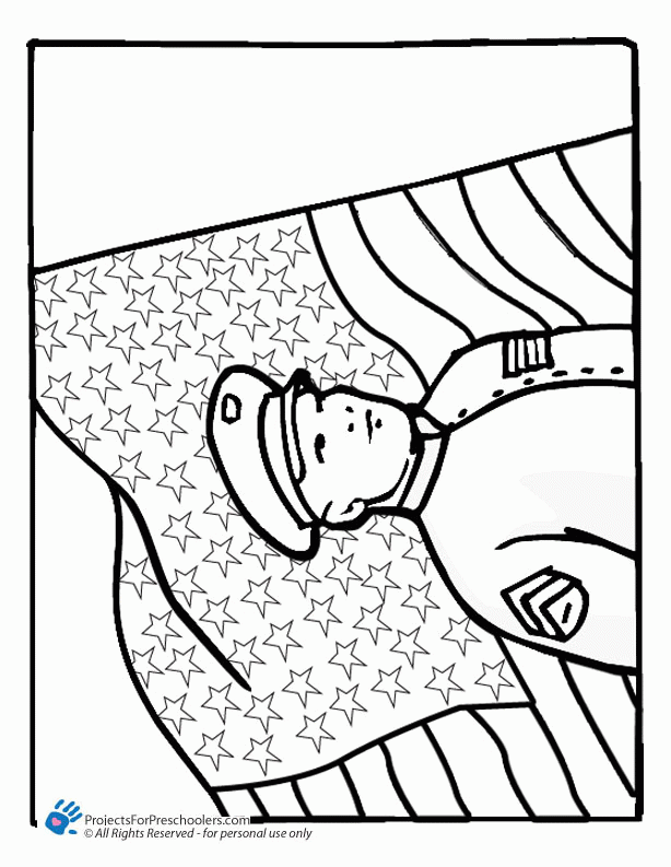 printable soldier flag coloring page from