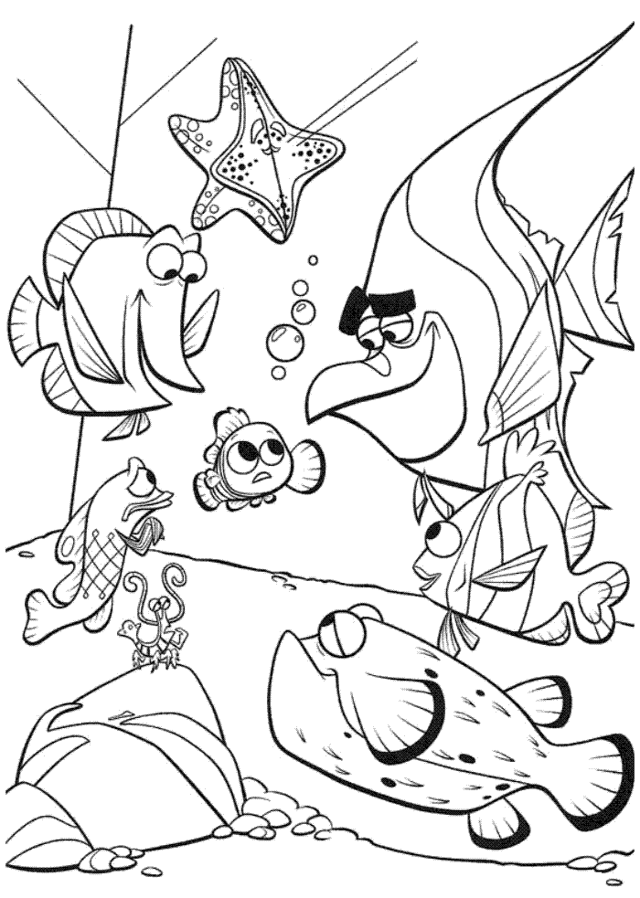 Nemo Coloring Pages | COLORING WS