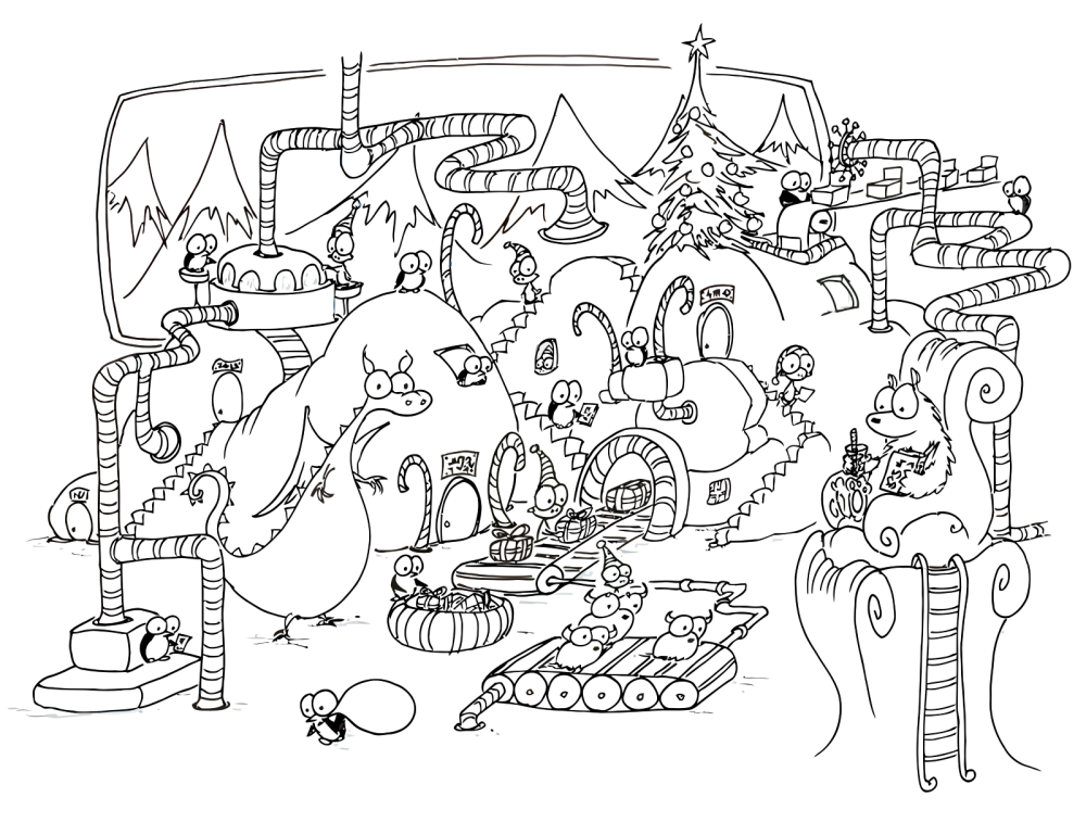 Christmas Coloring Pages (1) - Coloring Kids
