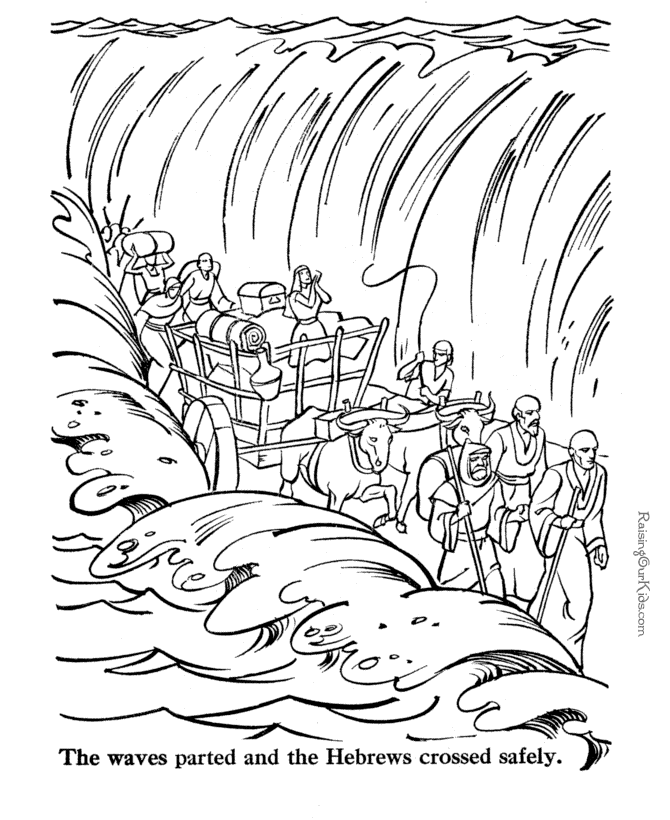 Free Bible coloring page to print 036