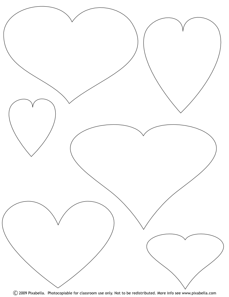 Printable heart coloring sheets Wag