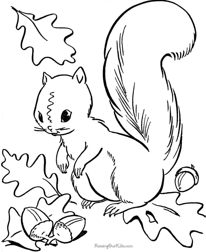 Fall Printouts For Kids | Coloring Pages For Kids | Kids Coloring