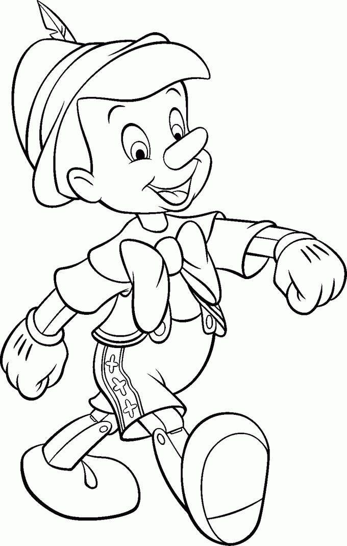 Pinocchio Colouring | HelloColoring.com | Coloring Pages
