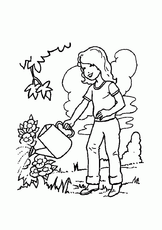 kindergarten Colouring Pages