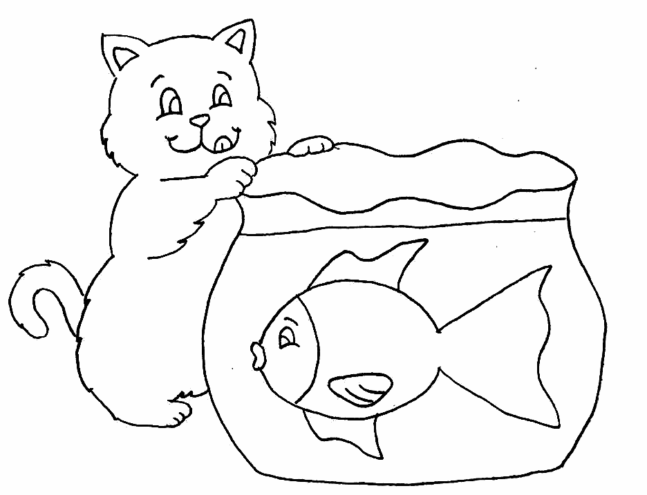 Colouring Page Fish