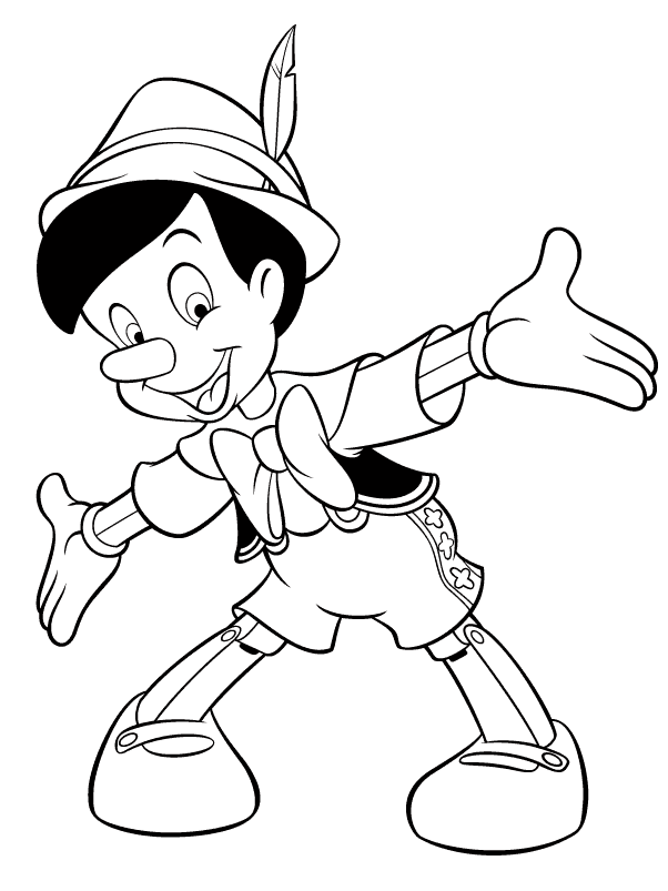 Pinocchio coloring | coloring pages for kids, coloring pages for