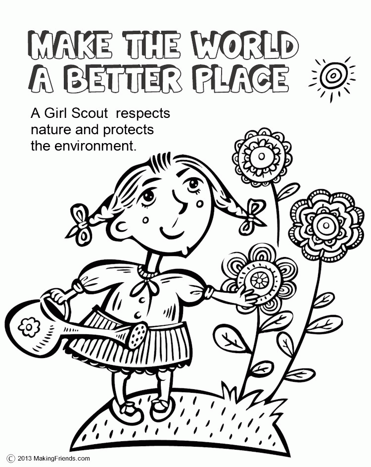 Daisy Make the World a Better Place Petal - Girl Scout Leader 411 Blog