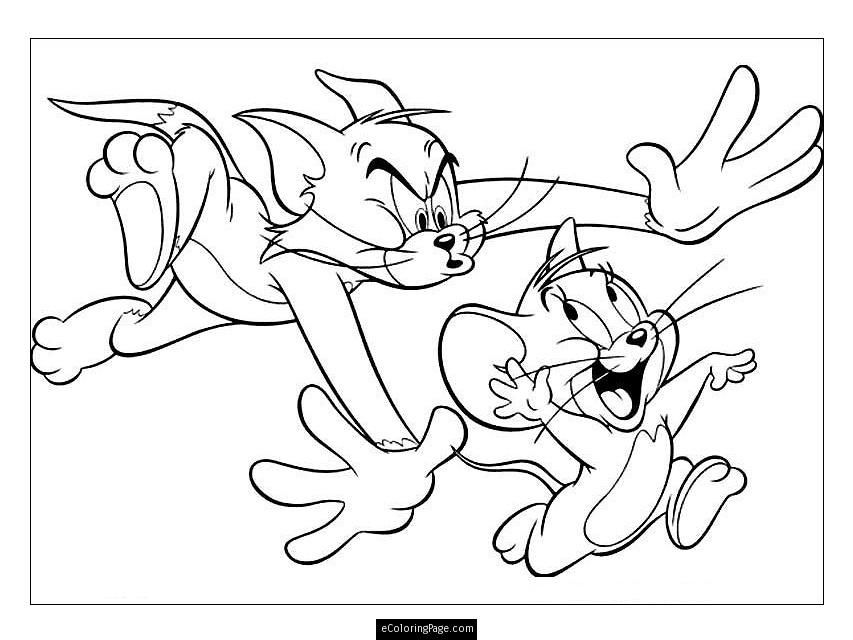 Tom and Jerry Coloring Pages | eColoringPage.com- Printable ...
