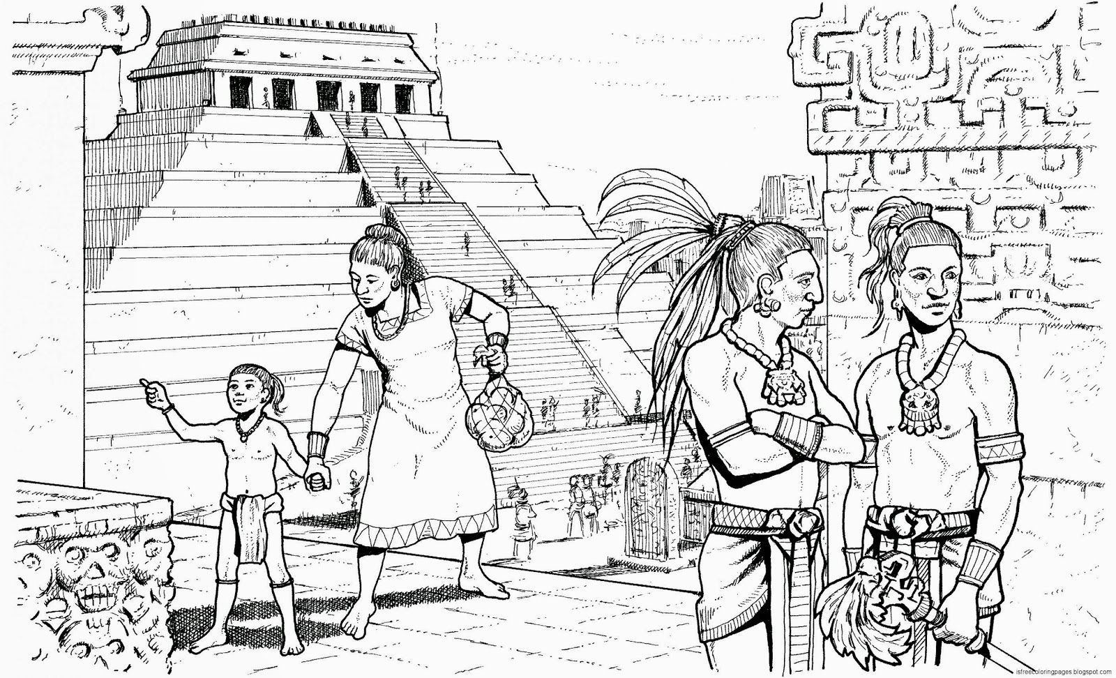 Maya Coloring Pages | Free Coloring Pages