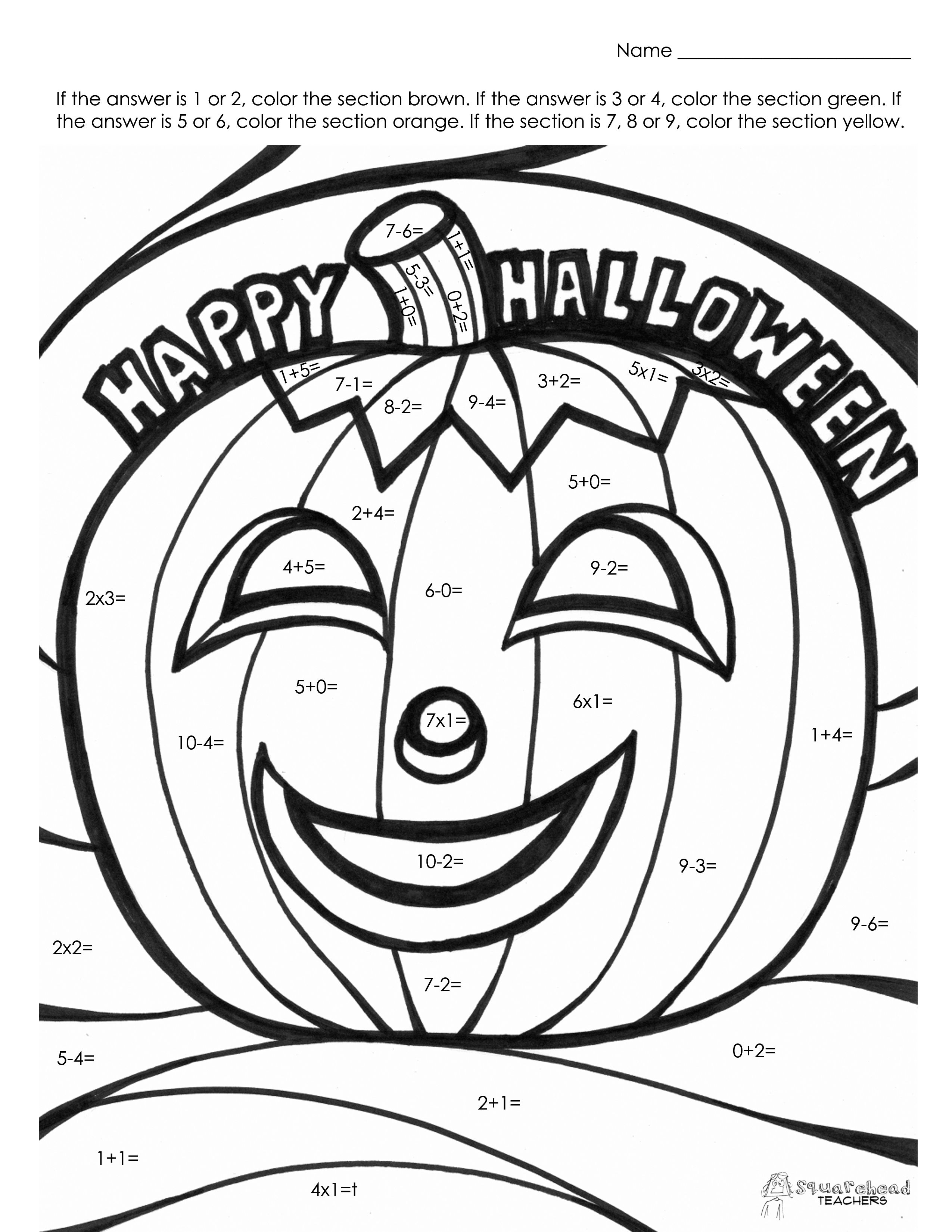 5th Grade Halloween Coloring Pages – COLS F5SI