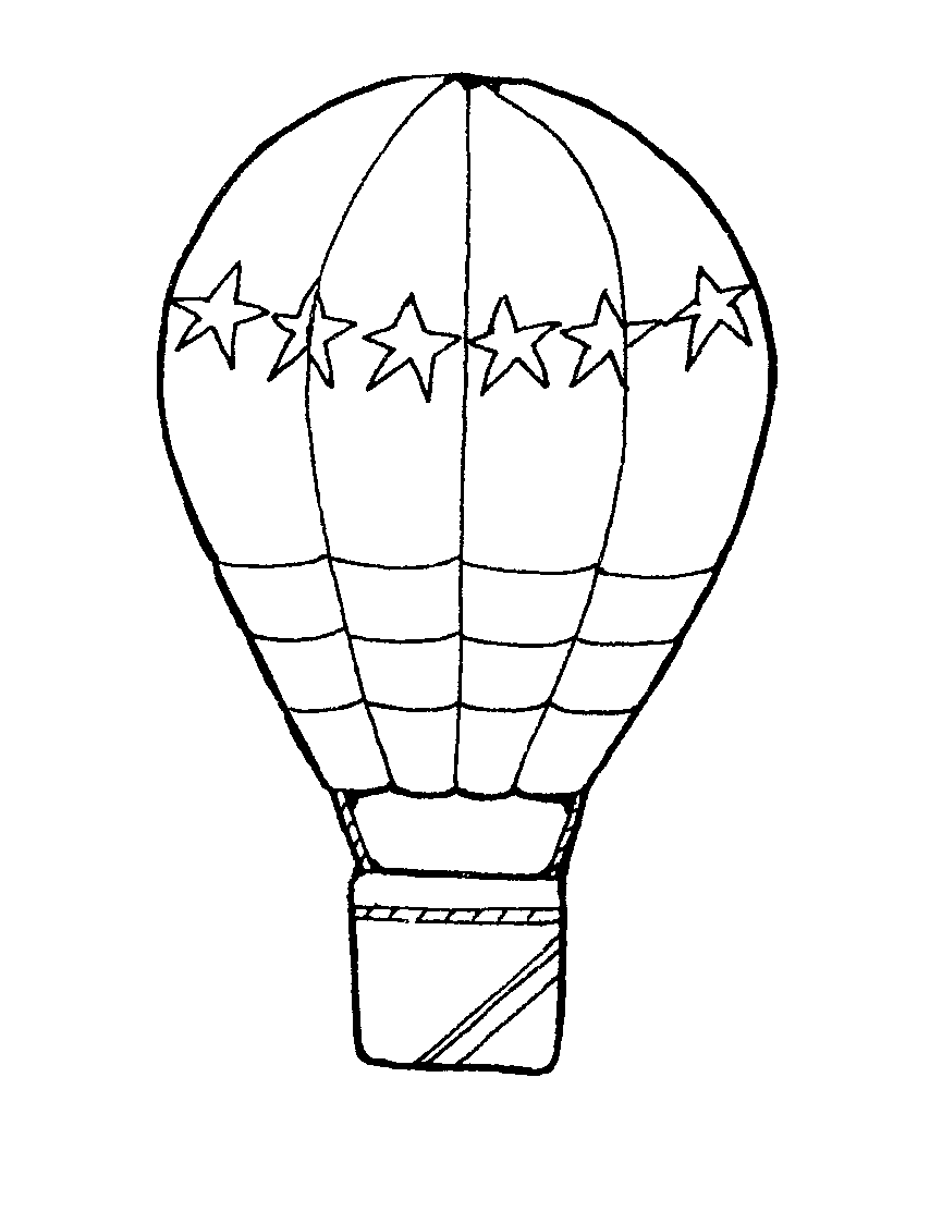 hot air balloon coloring pages - Free Large Images