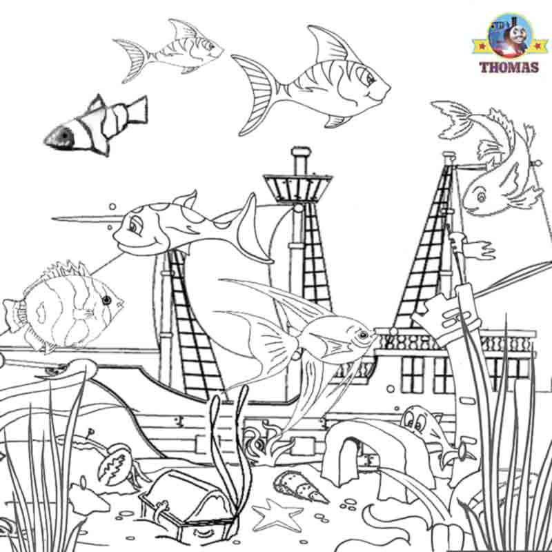 Under the Sea Coloring or Painting Pages | Coloring ...