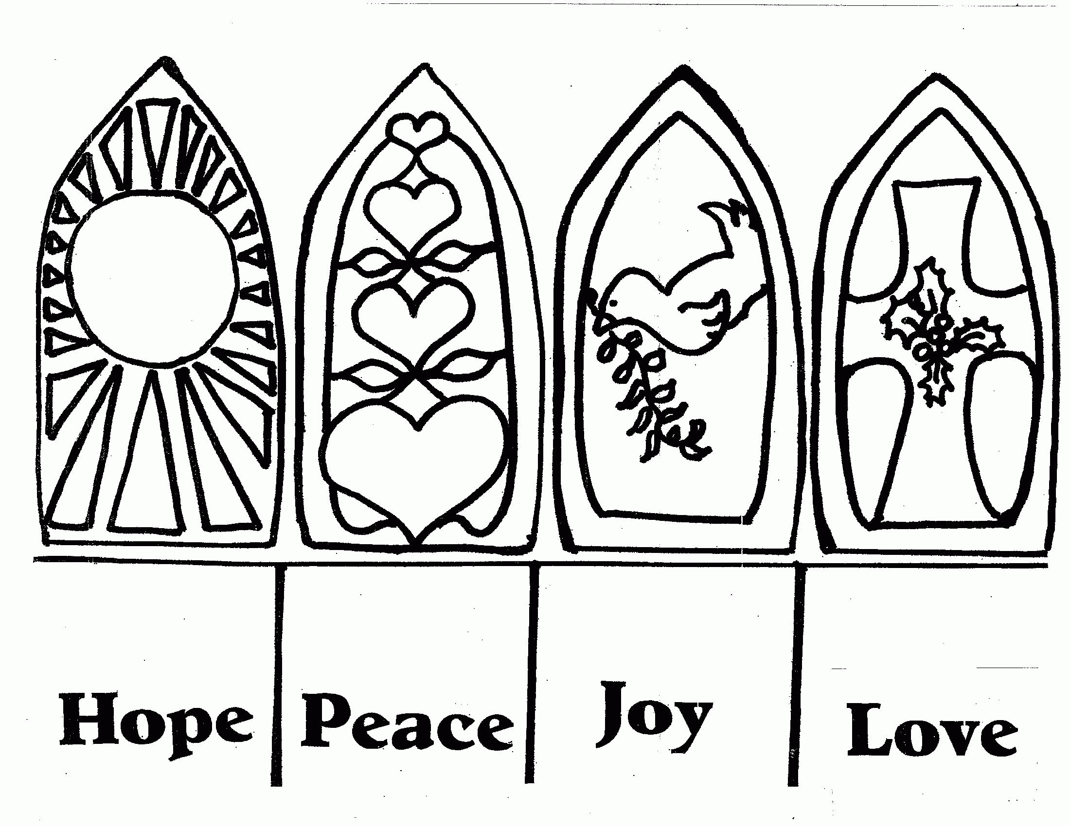Advent Coloring Pages