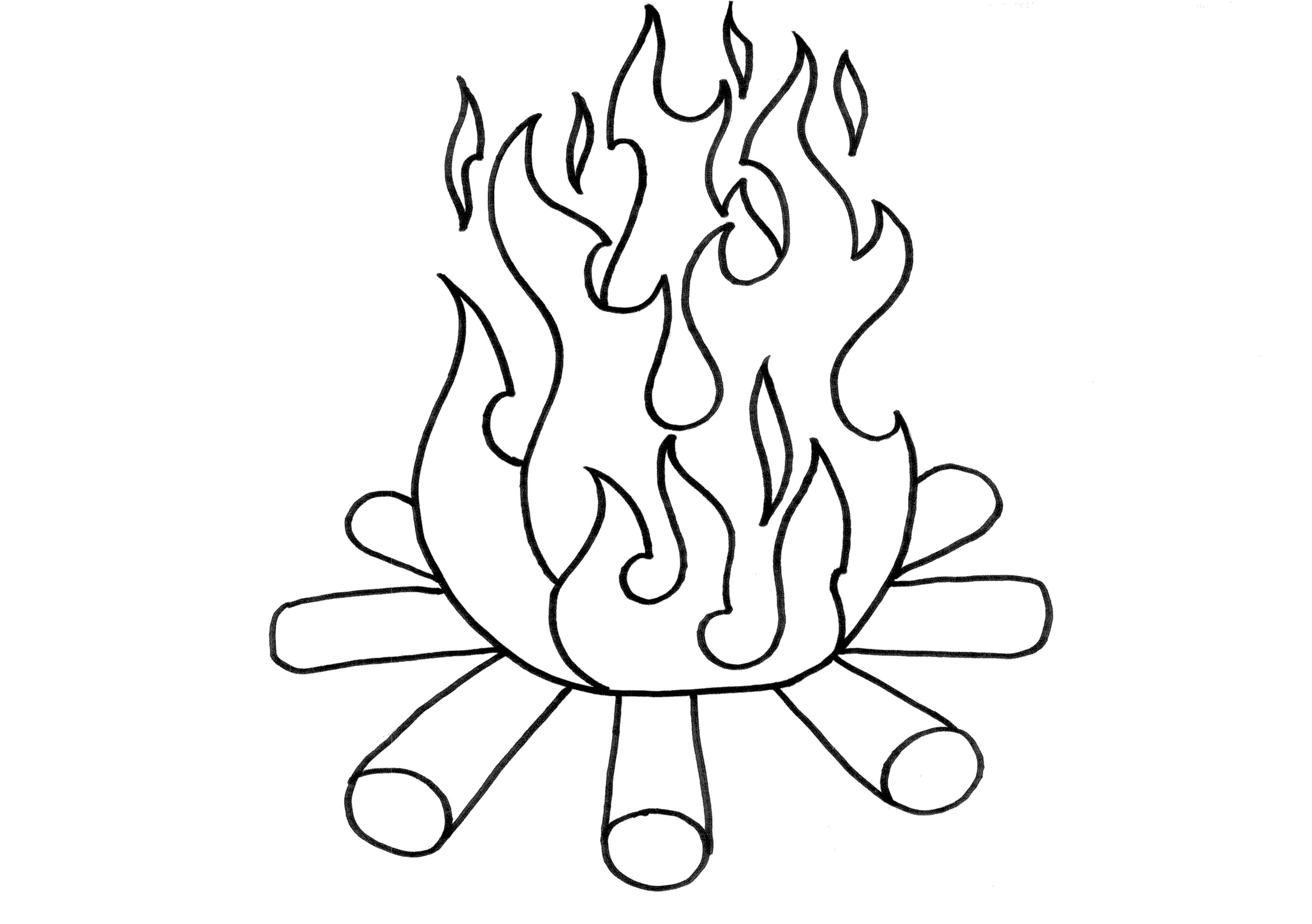Best Photos of Fire Log Coloring Page - Fire Logs Coloring, Yule ...