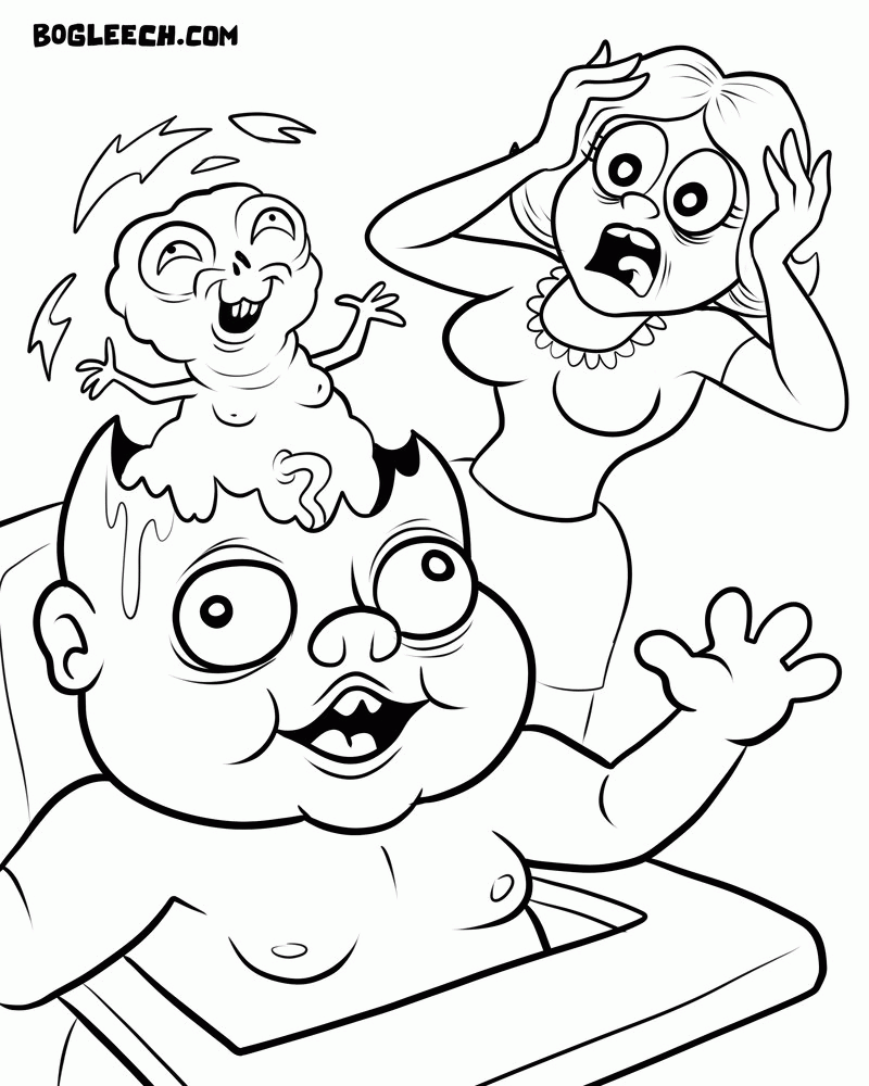 New Baby Brother Coloring Page by scythemantis on DeviantArt