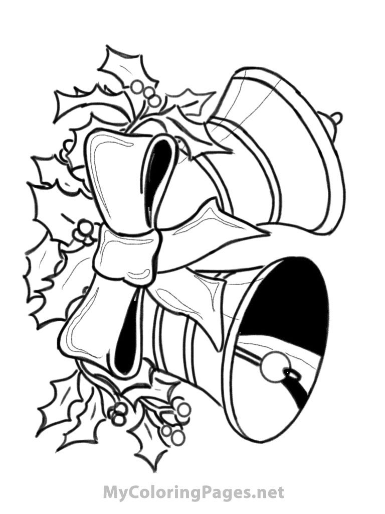Christmas bells. Free coloring book pages. Find, print and color ...