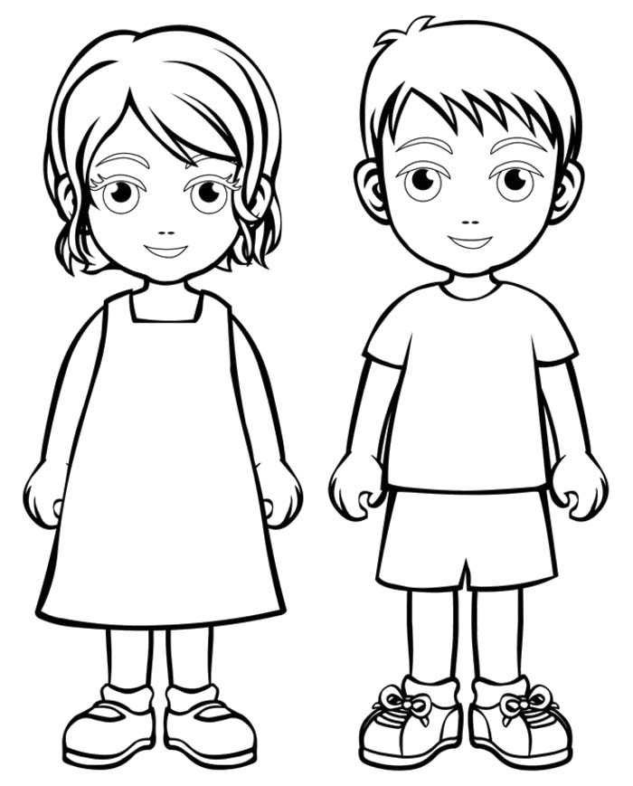 Family, People and Jobs Coloring Pages