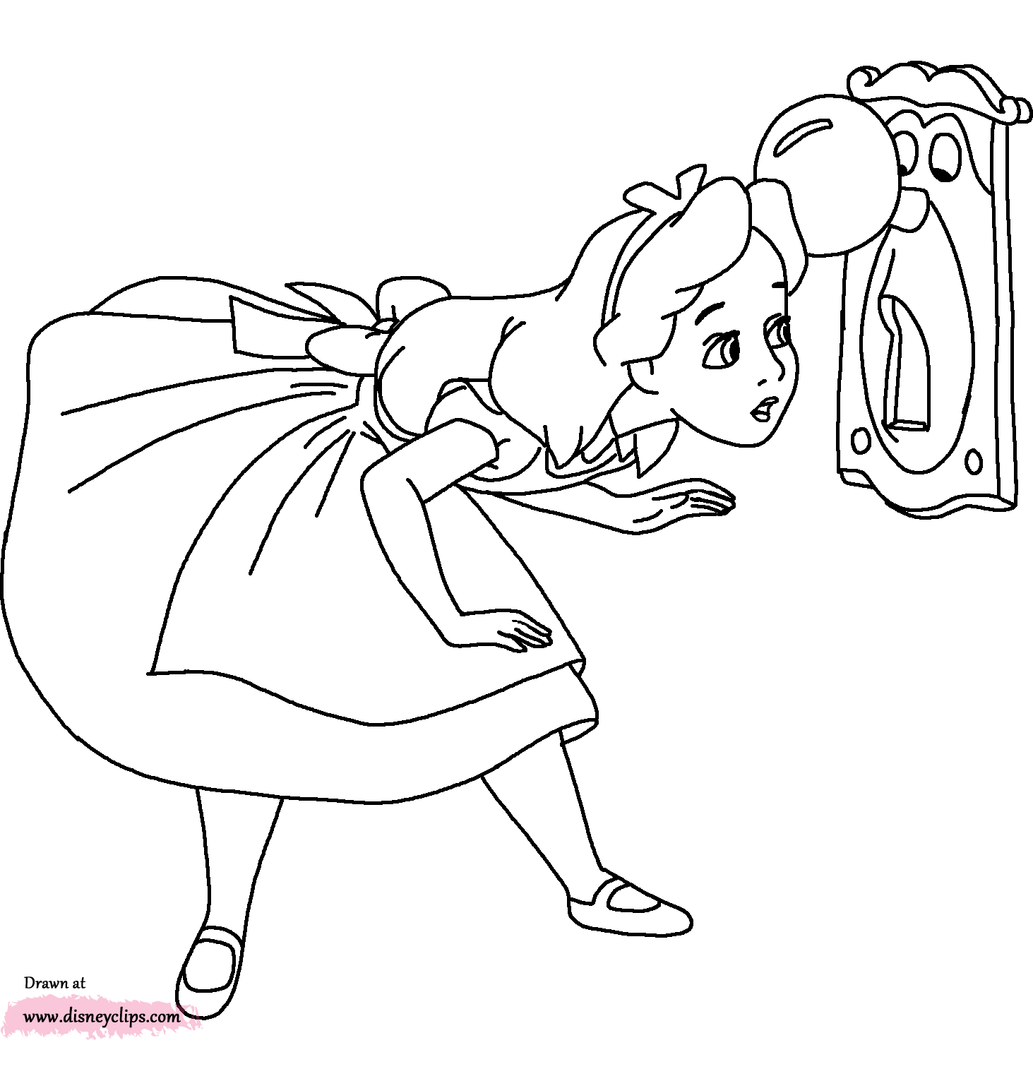 Alice In Wonderland Book Coloring Pages - Coloring Pages For All Ages