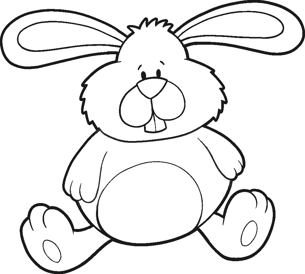 Cute Bunny Coloring Pages To Print - High Quality Coloring Pages