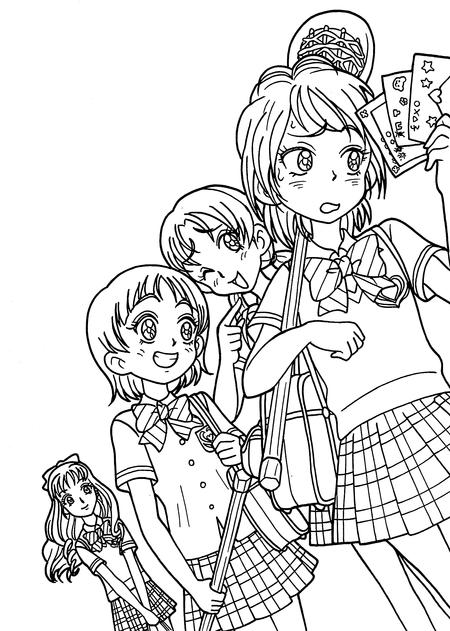 Anime Baby Girl Coloring Pages - Coloring Pages For All Ages
