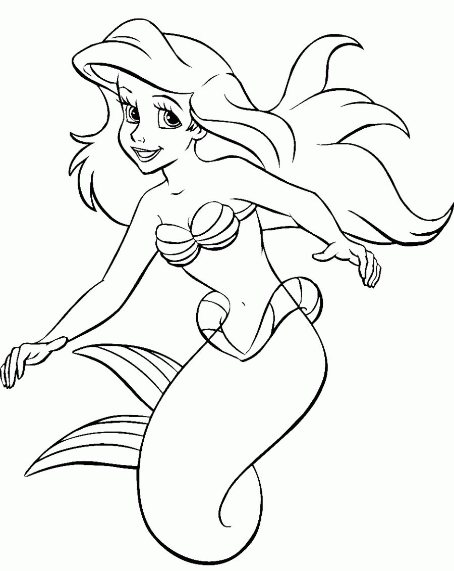 Printable 42 Little Mermaid Coloring Pages 9835 - The Little ...