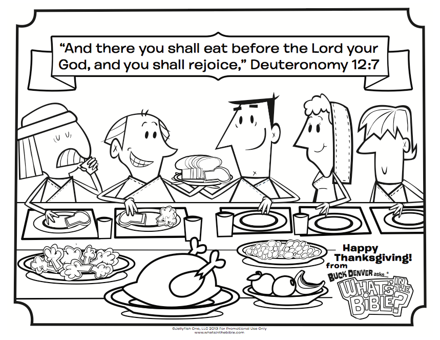 Ten Best Thanksgiving Coloring Pages | Whats in the Bible