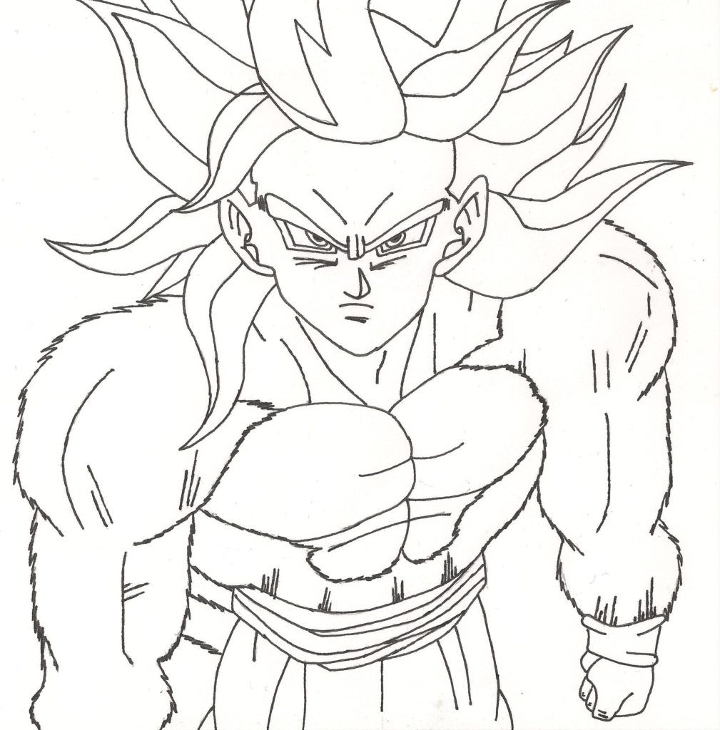 Dragon Ball Z Coloring for Little Boys ~ Free Printable Coloring ...