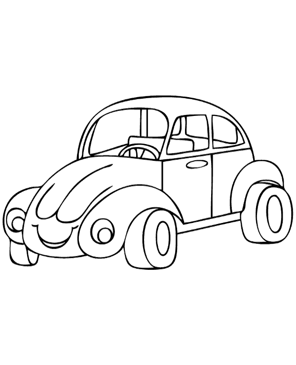 Volkswagen Beetle coloring pages - Topcoloringpages.net