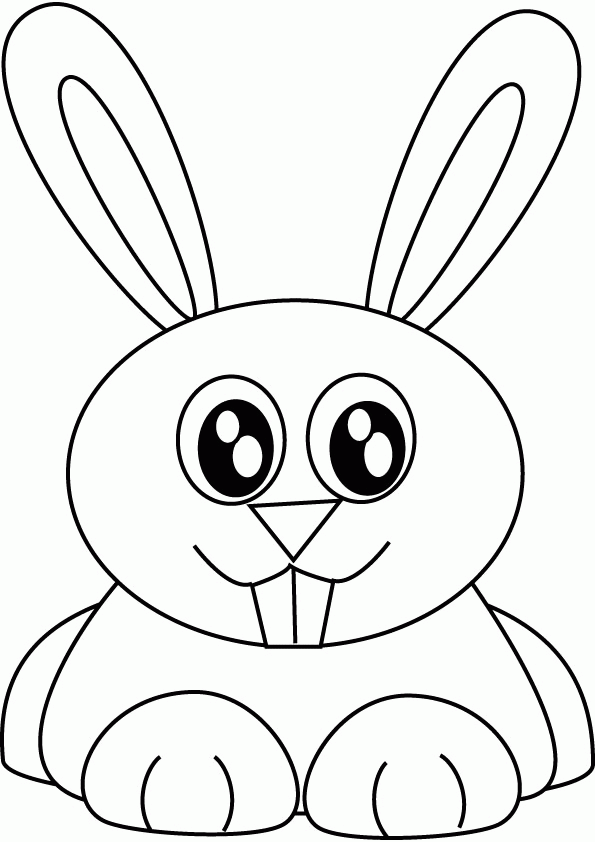 Coloring Pages Bunny Face - High Quality Coloring Pages