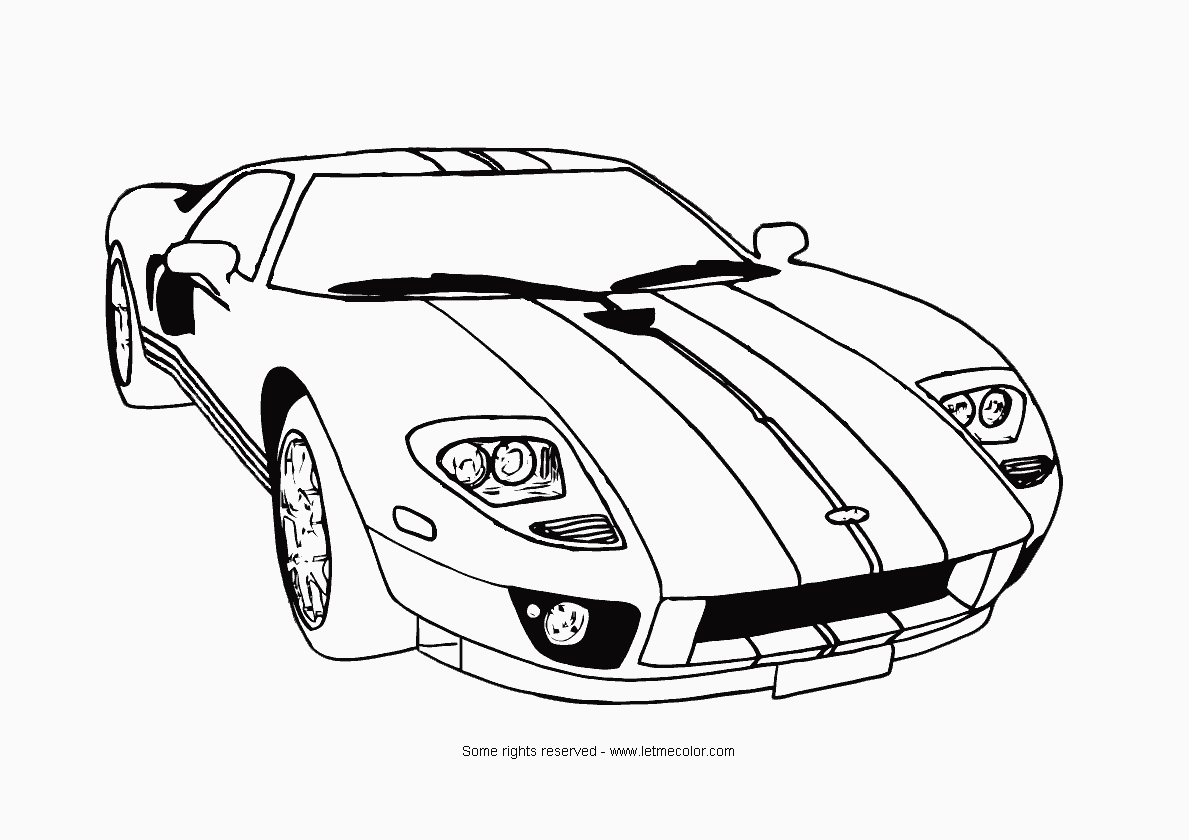 Free Car Printable Coloring Pages - High Quality Coloring Pages