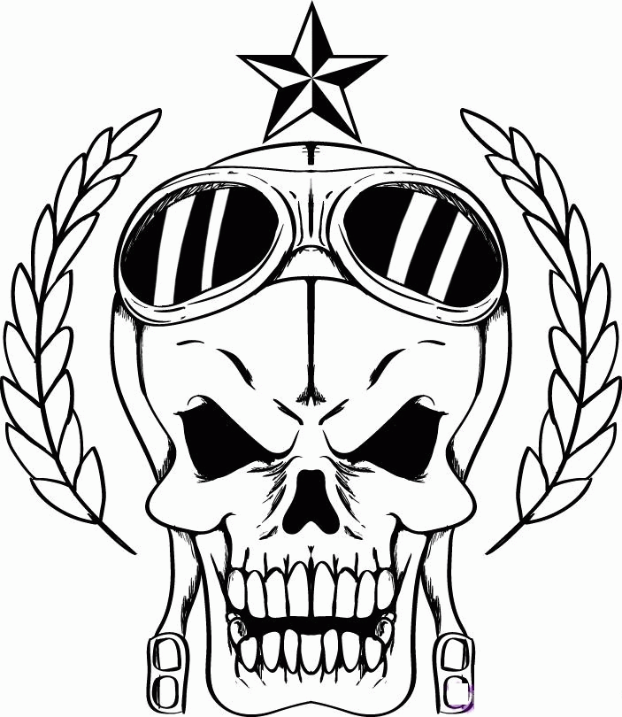 Related Skull Coloring Pages item-12745, Skull Coloring Pages ...