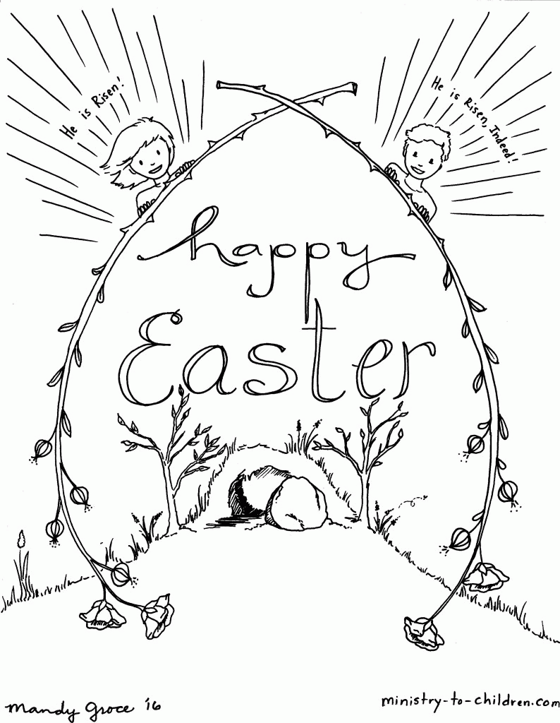 Kids Easter Coloring Sheets